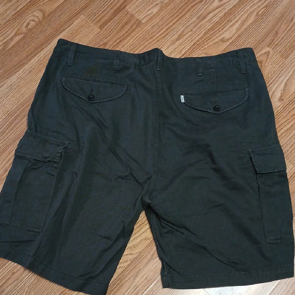 Levi's Dark Gray Cargo Shorts for Men 42